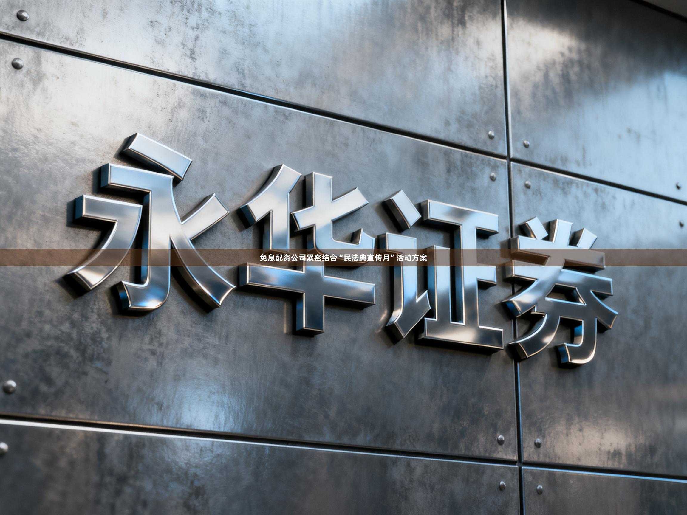 免息配资公司紧密结合“民法典宣传月”活动方案